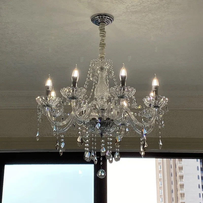 NYRA Italian K9 Candlestick Chandelier