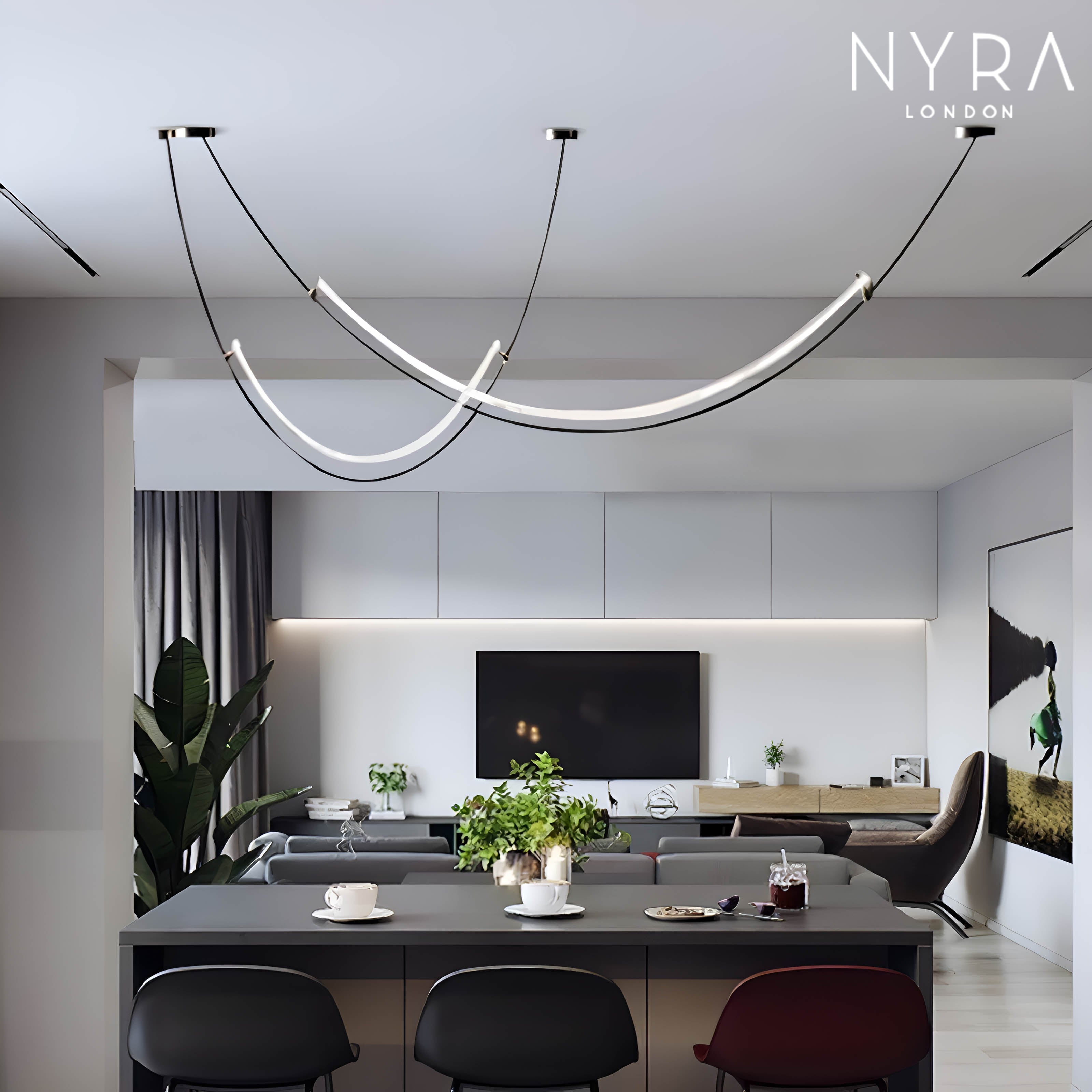 Modern Nordic Belt Chandelier