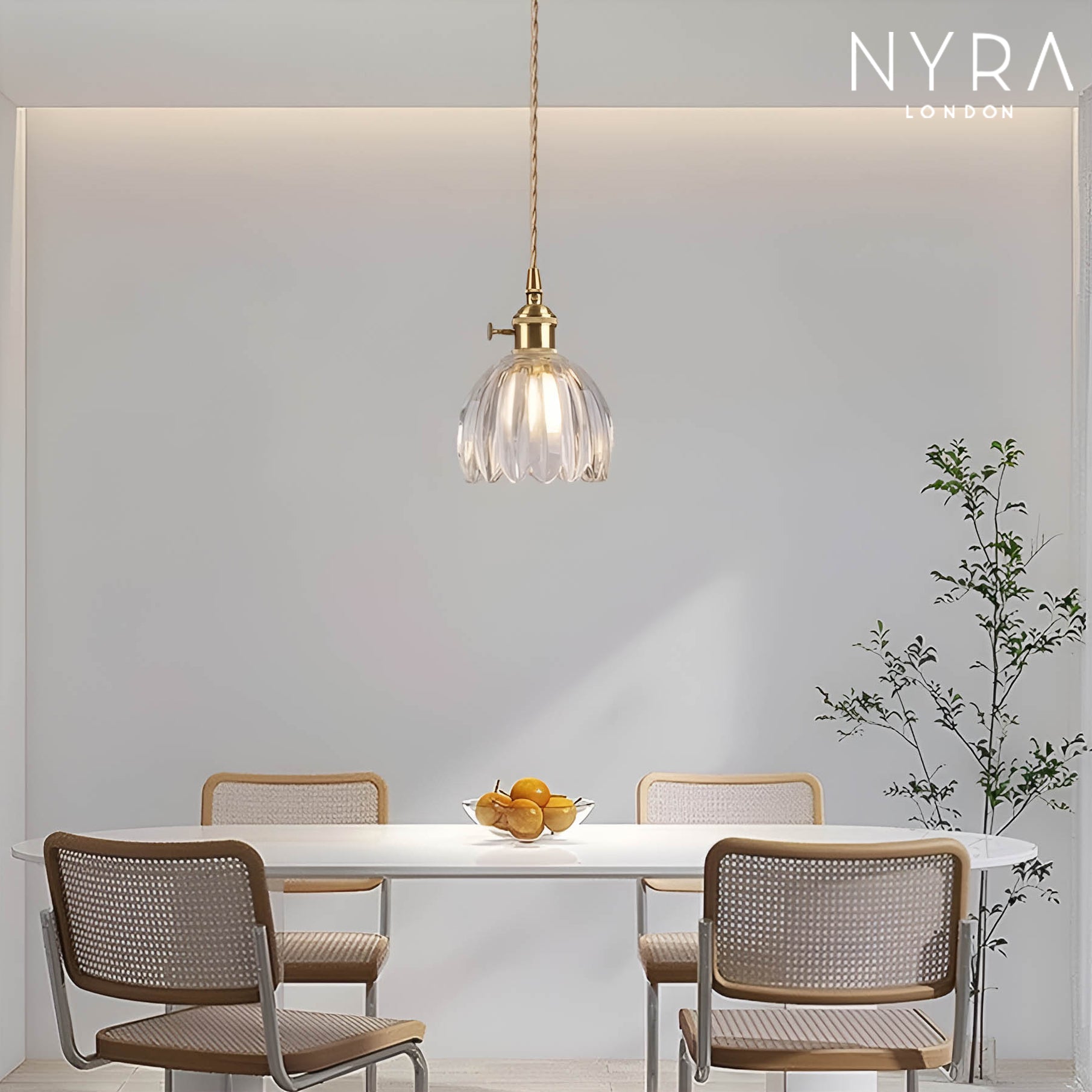 Vintage Gleam Glass Pendants