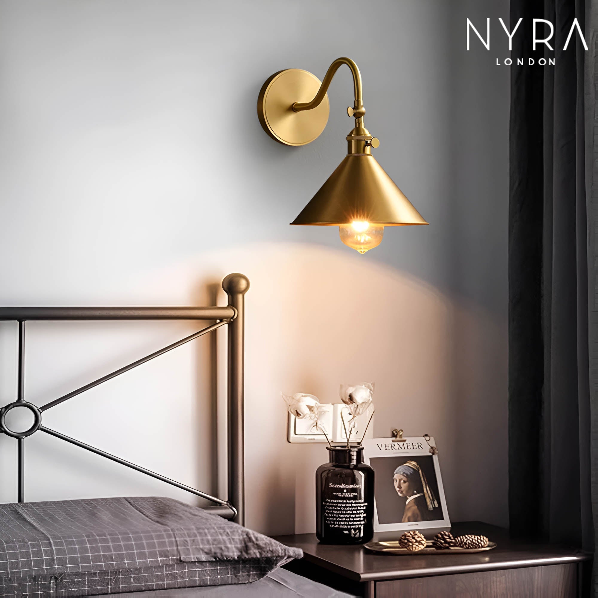 AuraGlow LED Wall Sconce