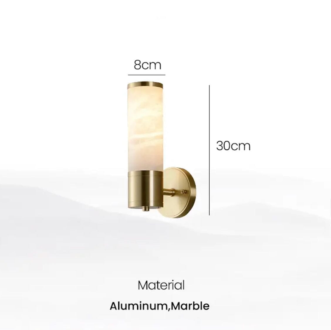 Callum Marble Sconce