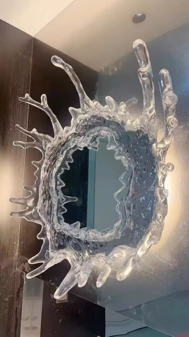 Water Splash LED Mirror - NYRALONDON