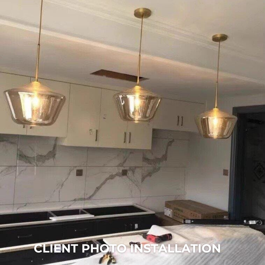 Monica Designer Glass Pendant