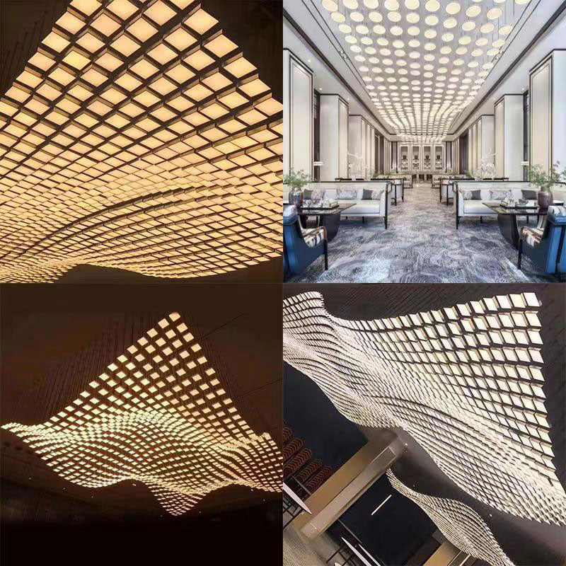 Modulux Studio Large Square Chandeliers