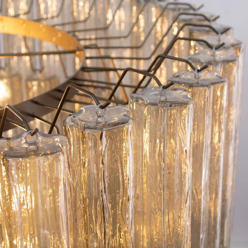 Kosta Smoke Glass Chandelier