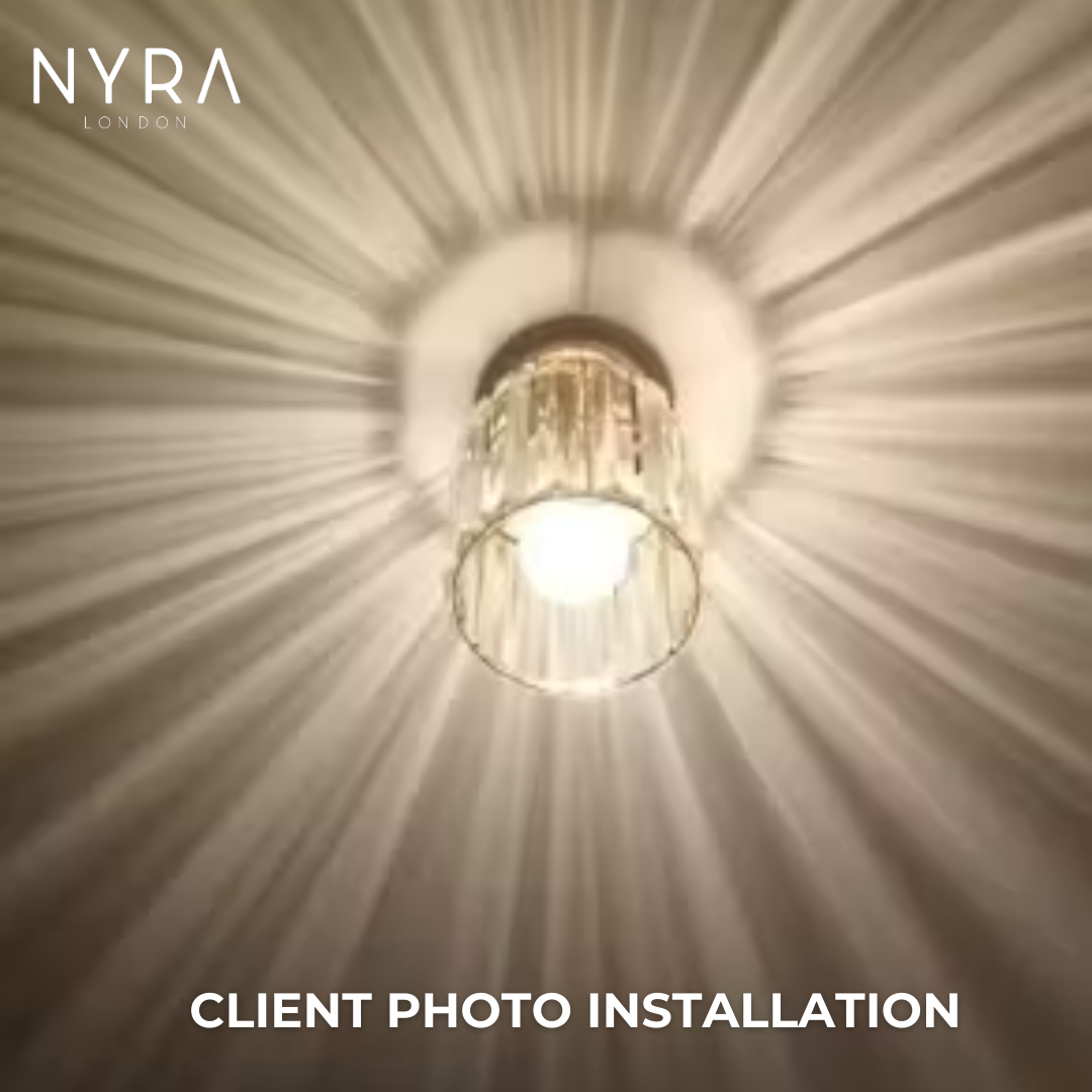 Monroe Crystal Ceiling Light