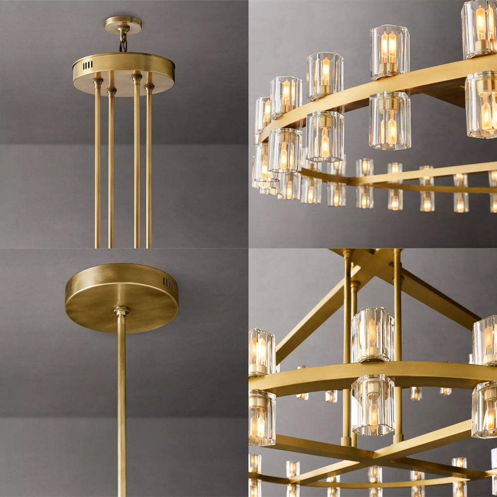 Bravion - Crystal Ring Chandelier