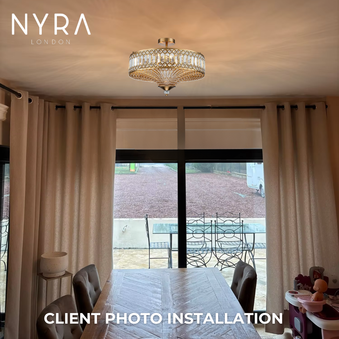 Sienna Crystal Round Chandeliers