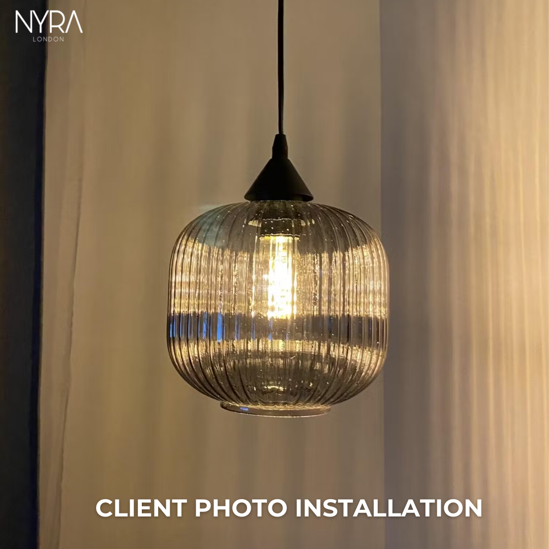 Rosalie Fluted Glass Pendants