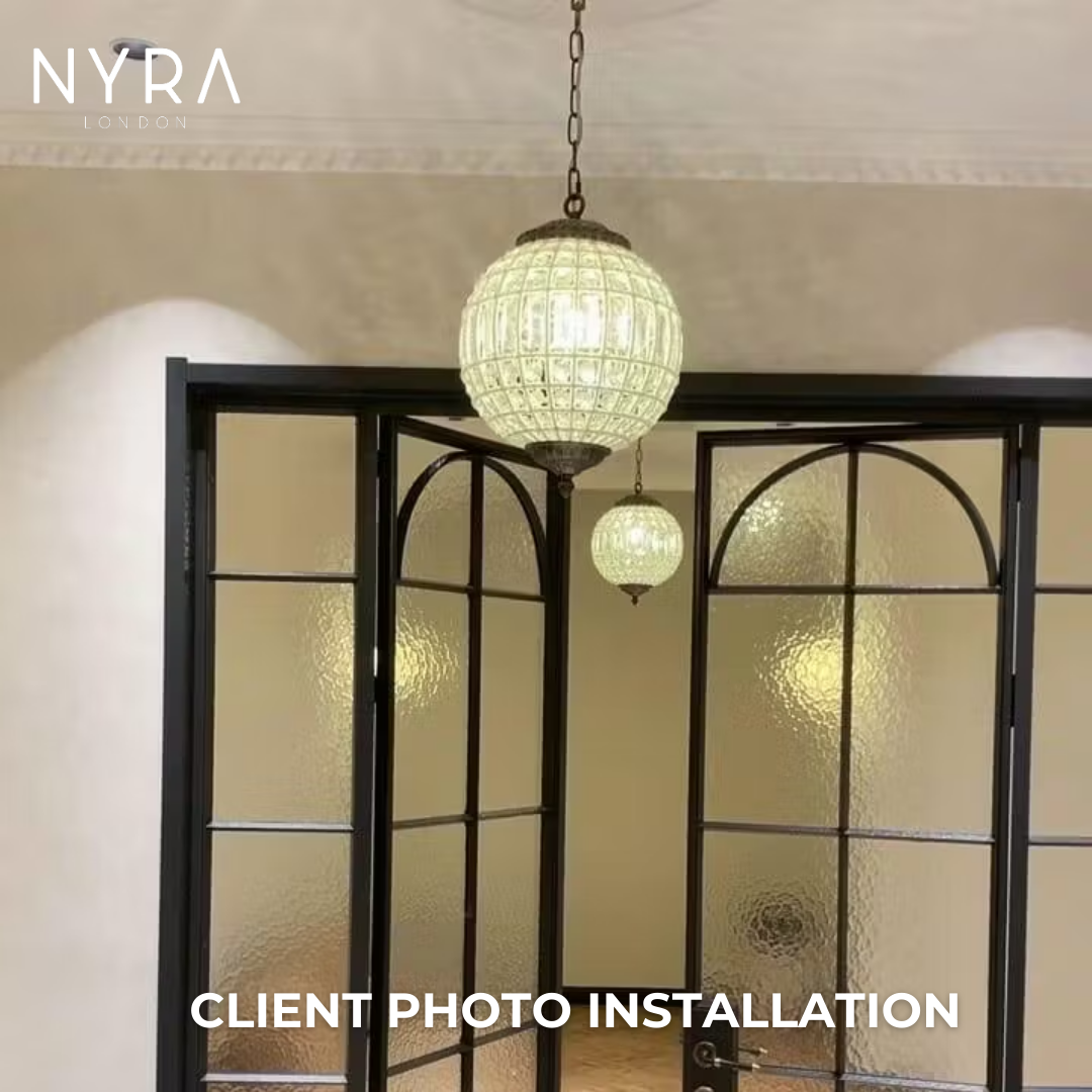 Clarion Crystal Orb Chandelier