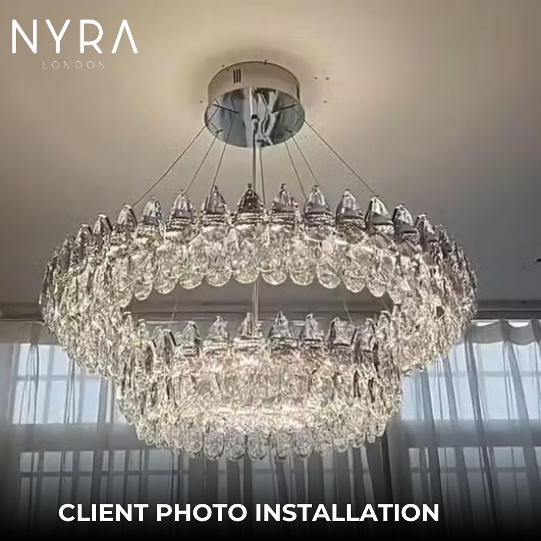 Celestial Glow K9 Crystal Chandelier