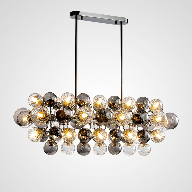 Astralis Glass Ball Chandelier