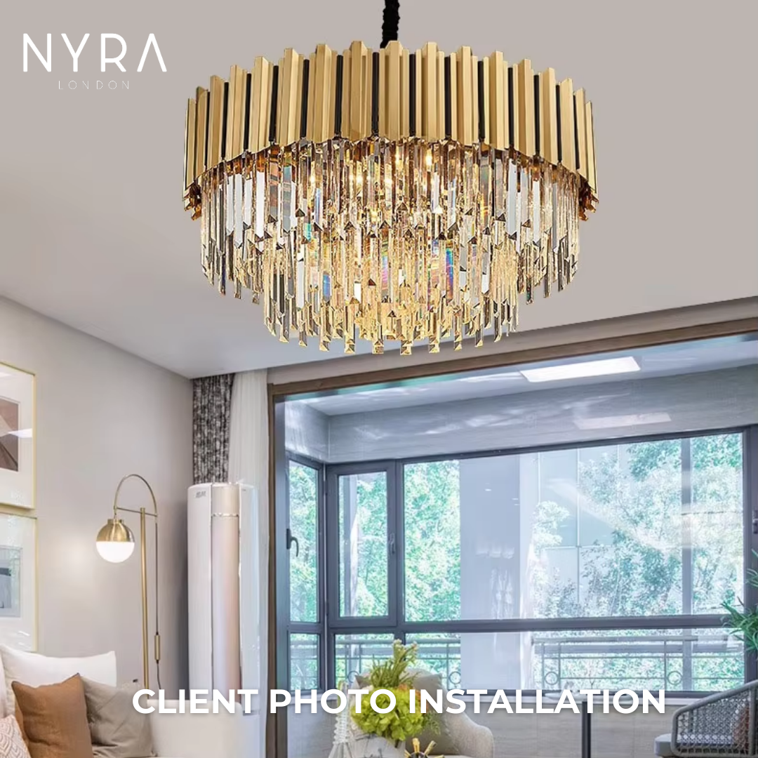 Cuban Grey Chandelier