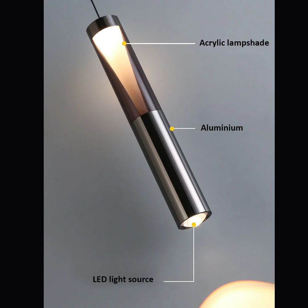 Rayvia Tube Pendant Light