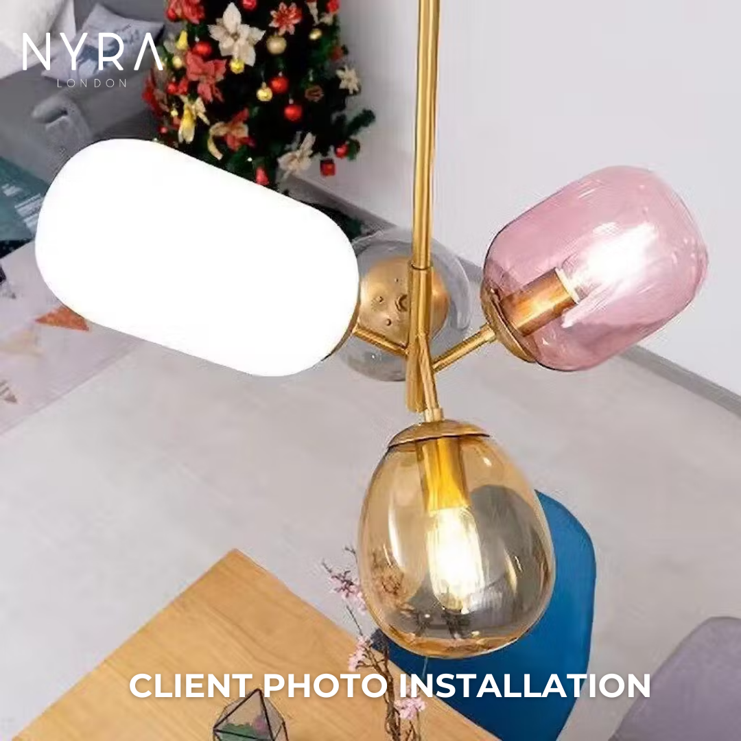 Postmodern Glass Pendant