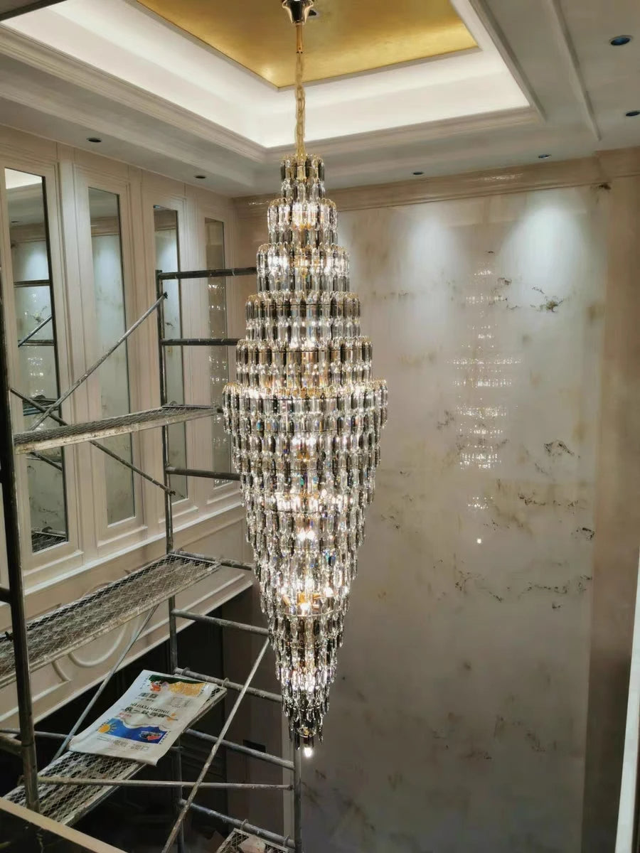 Shyra Staircase Crystal Chandelier