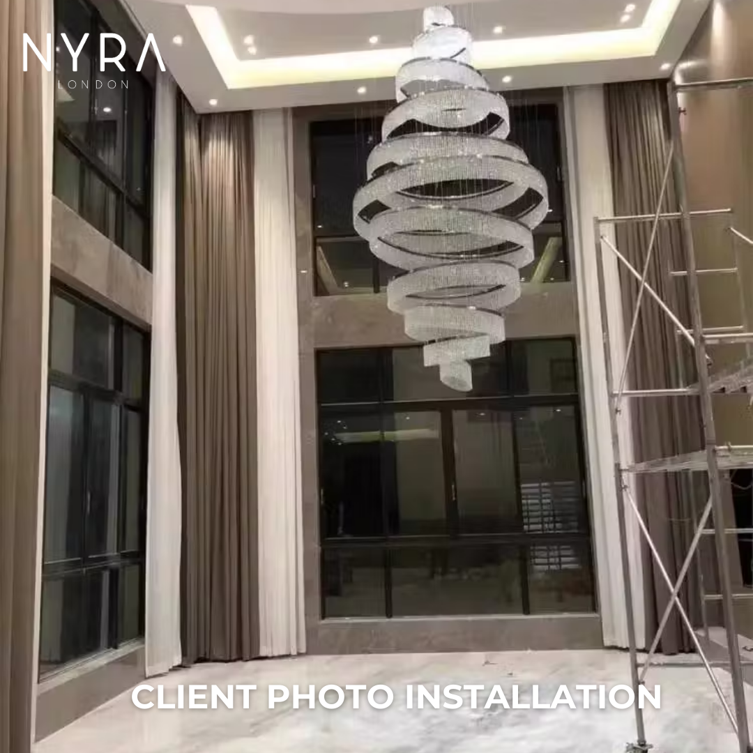 Melanie Crystal Ring Chandelier