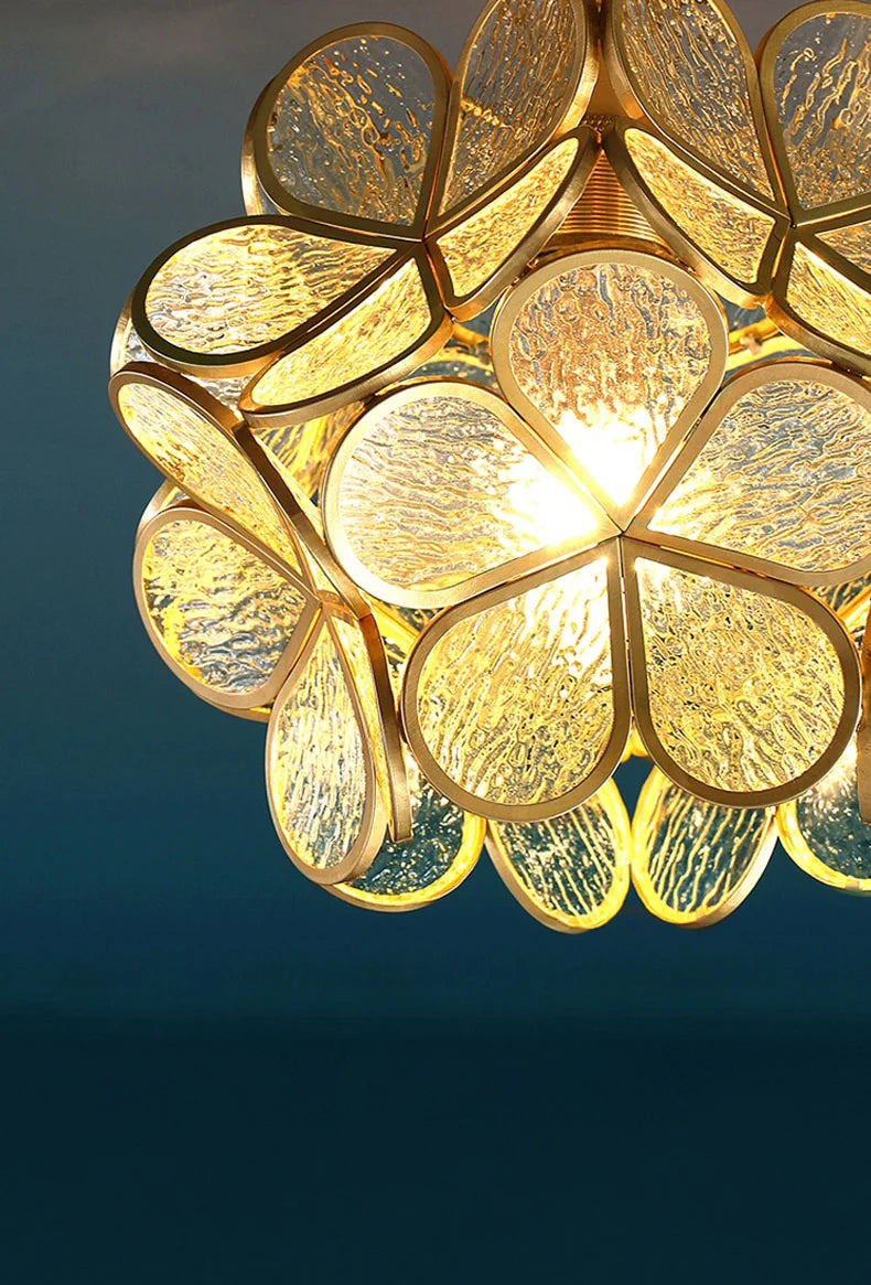NYRA Flower Glass Pendant