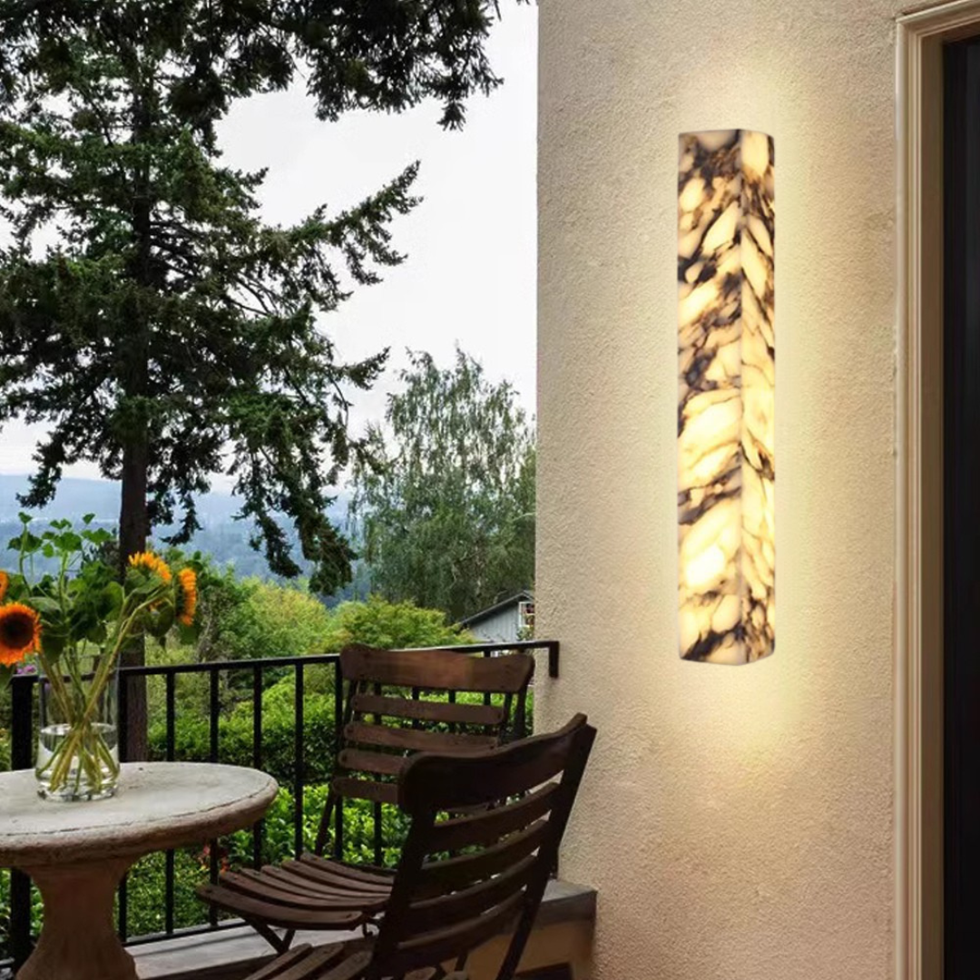 Mira Marble Minimalist Wall Light