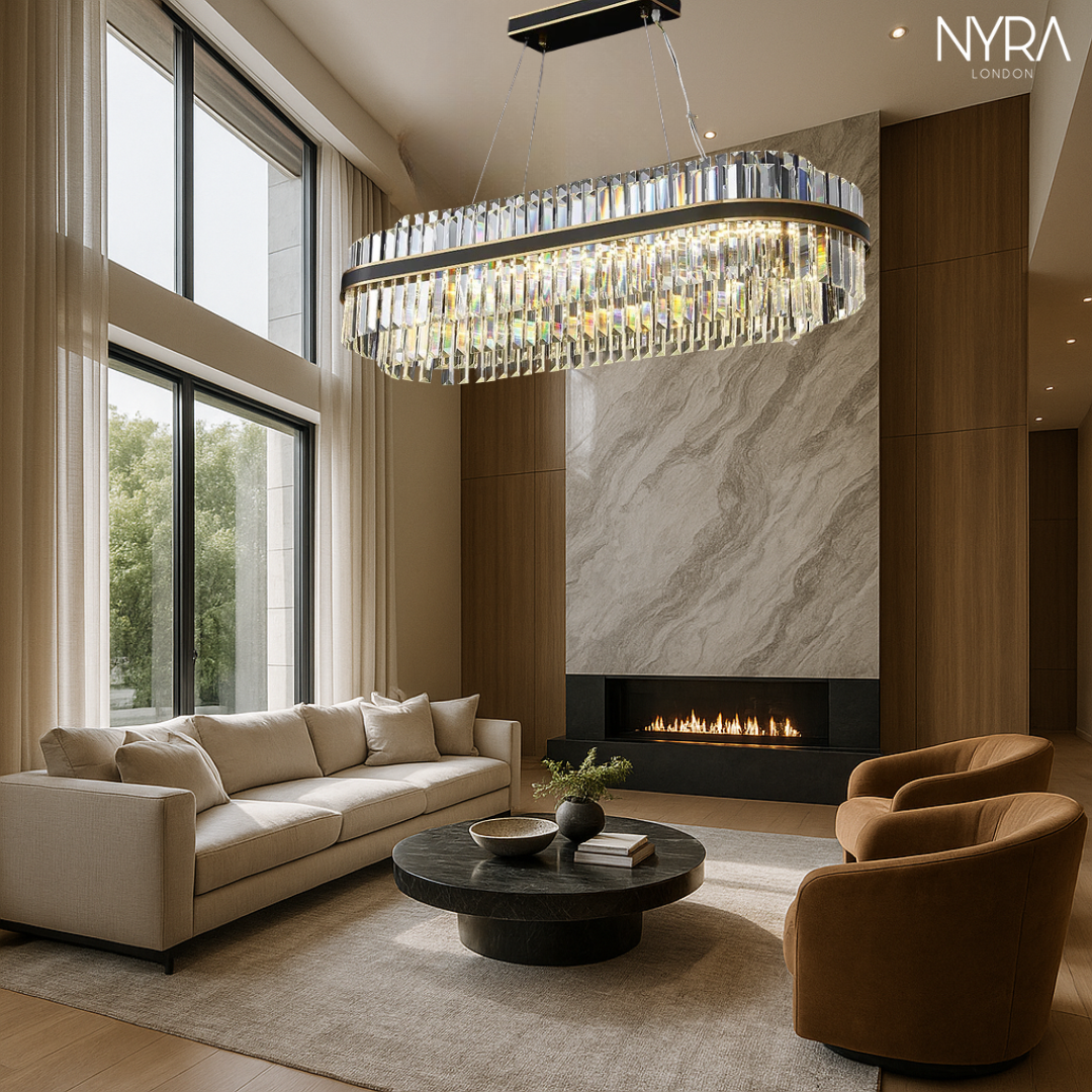 Oryx Rectangle Crystal Chandeliers