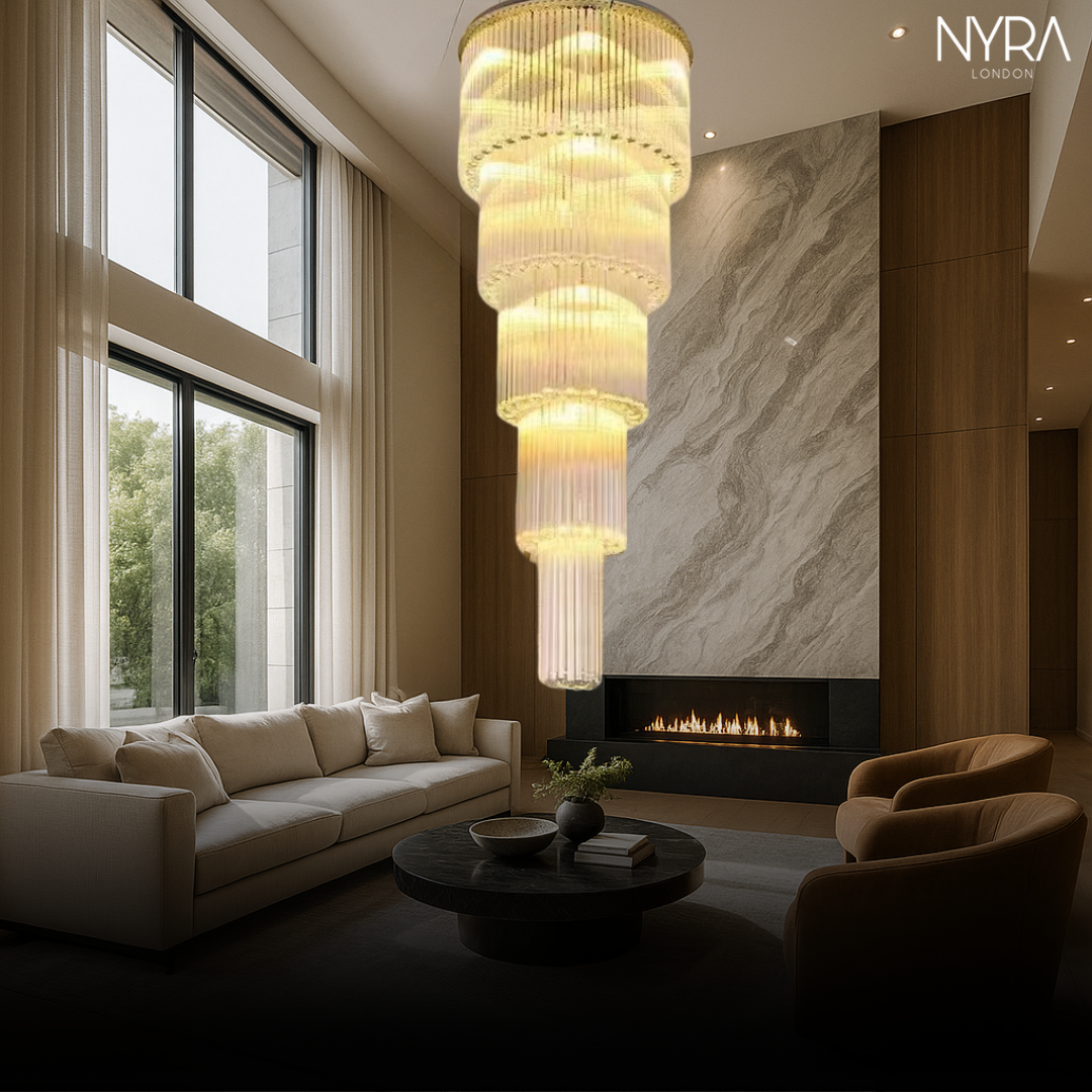 Xenara Large Crystal Chandelier