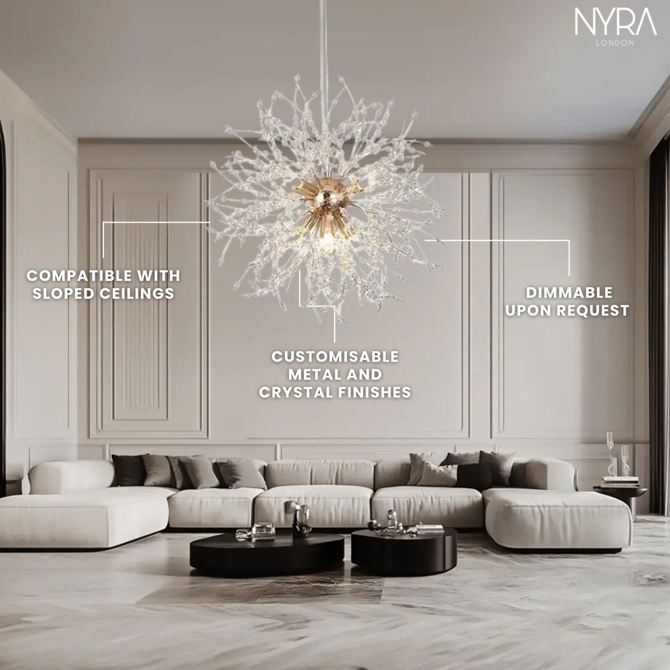 Modern Dandelion Pendant Light