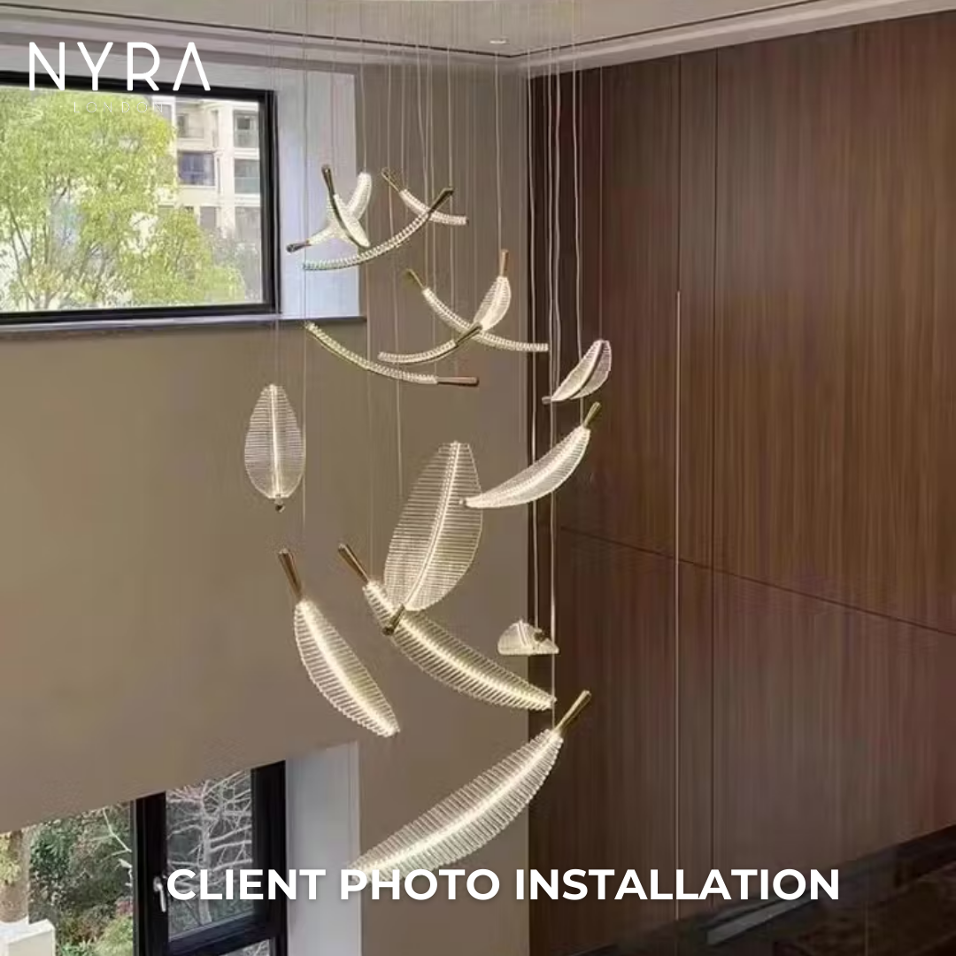 Golden Leaf LED Pendant