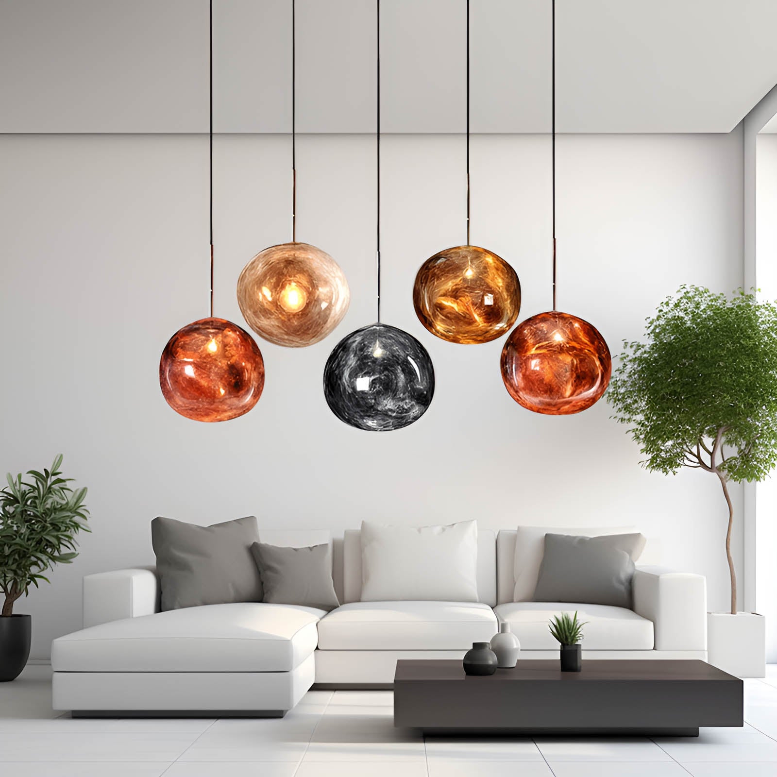 NYRA Luna Resin Pendants