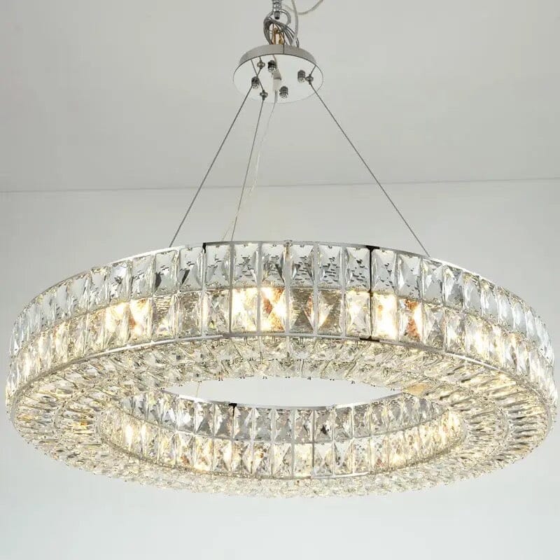 Phoebe Chrome Ring Chandelier