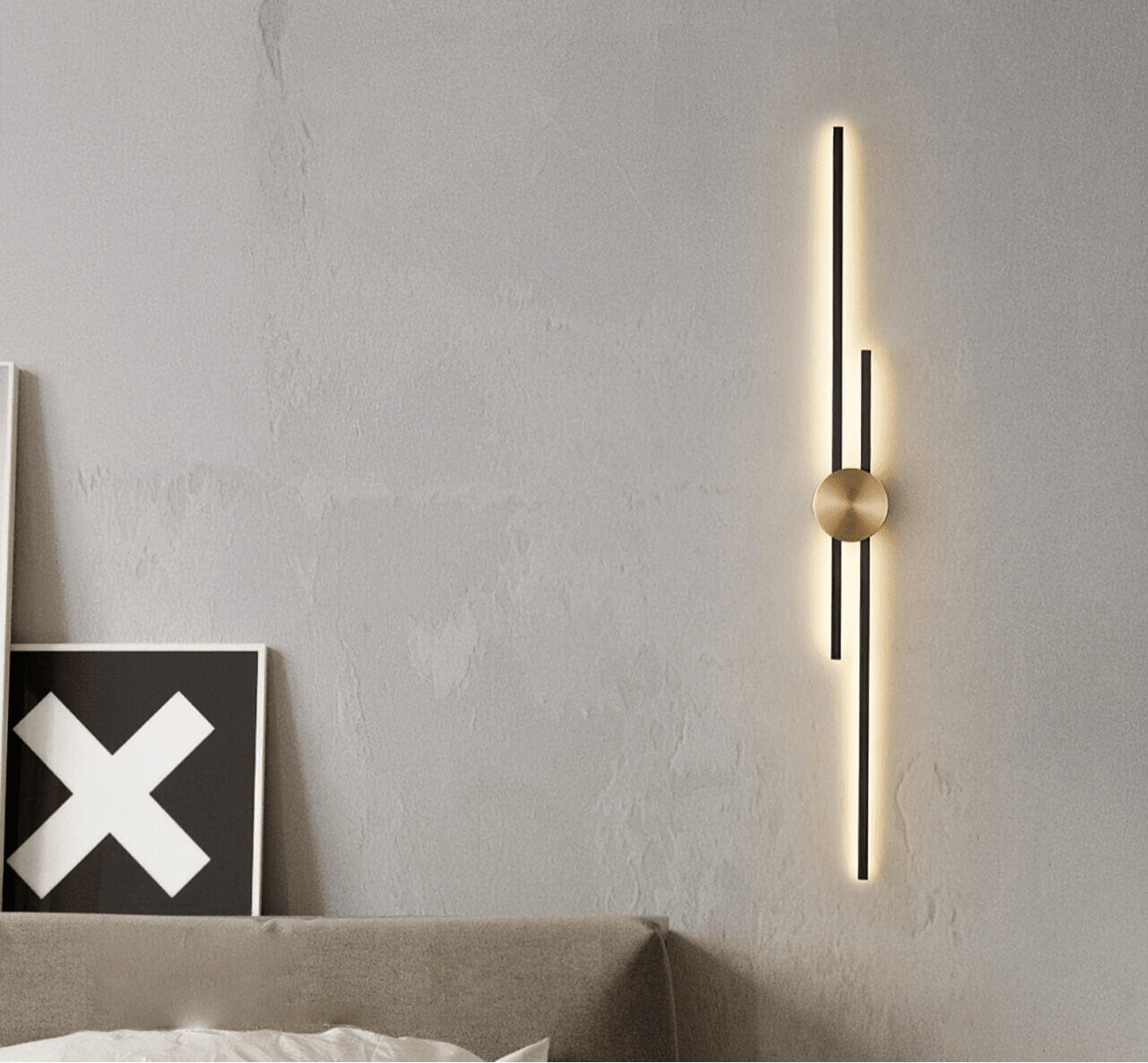 Bethnal Minimalist Copper Wall Light