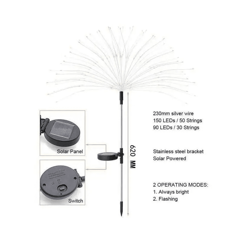 LED Fireworks Lamp