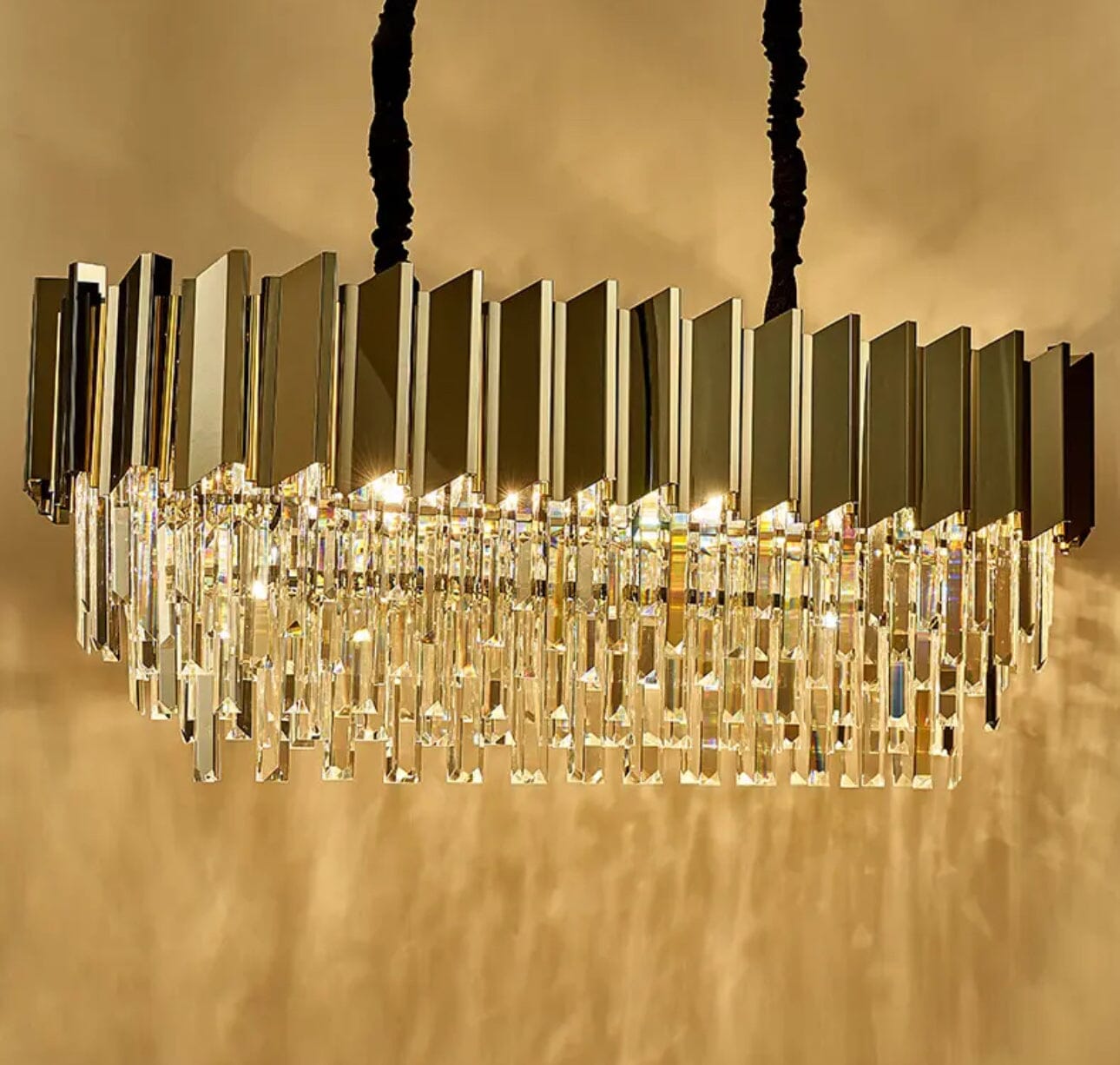 Cuban Grey Chandelier