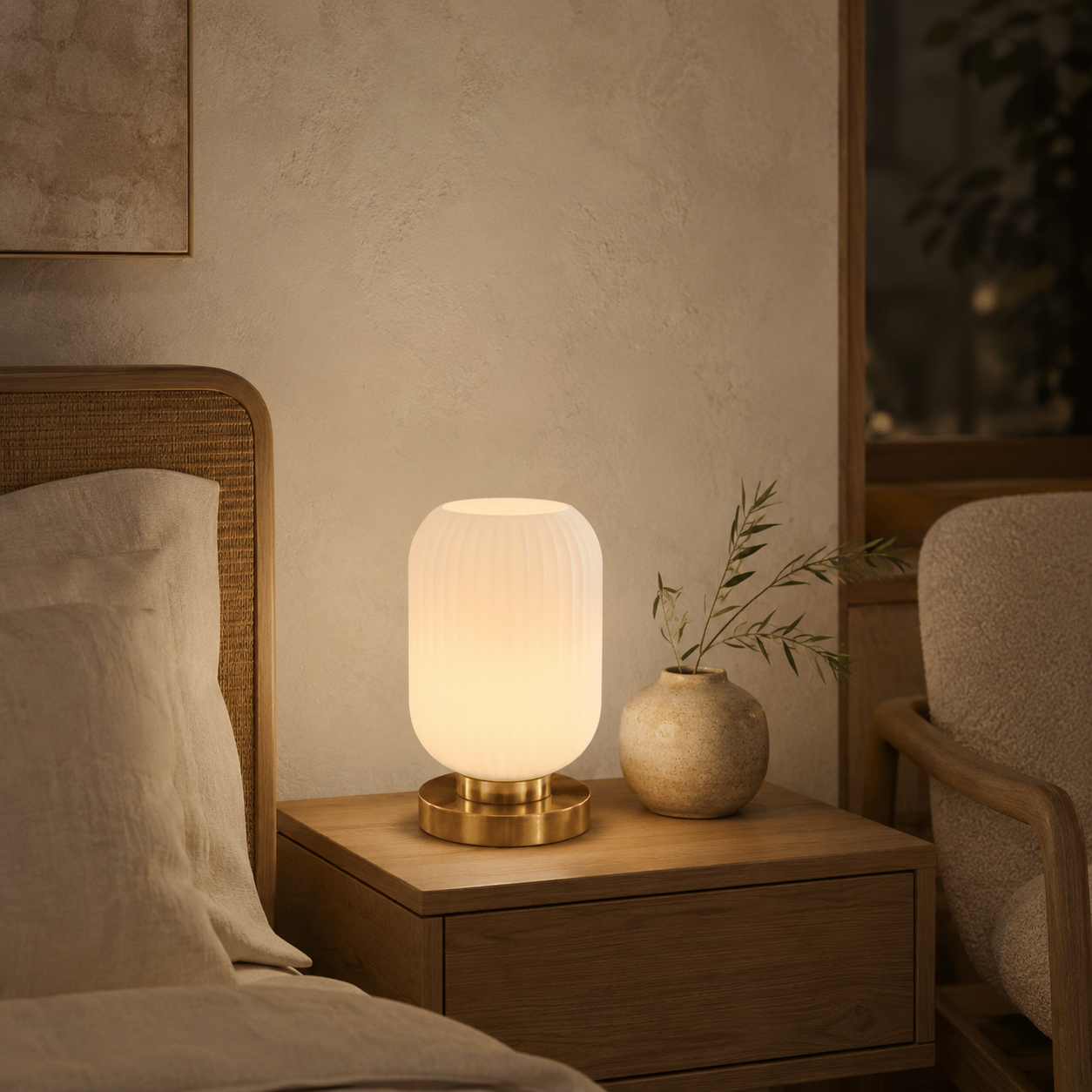 Avela Glass Table Lamp