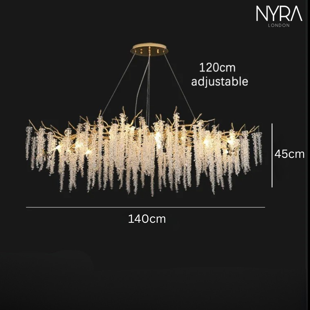 NYRA Tree Branch Crystal Chandelier