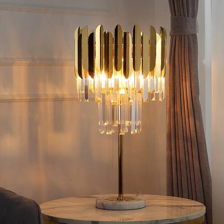 Ivy Crystal Floor & Table Lamp