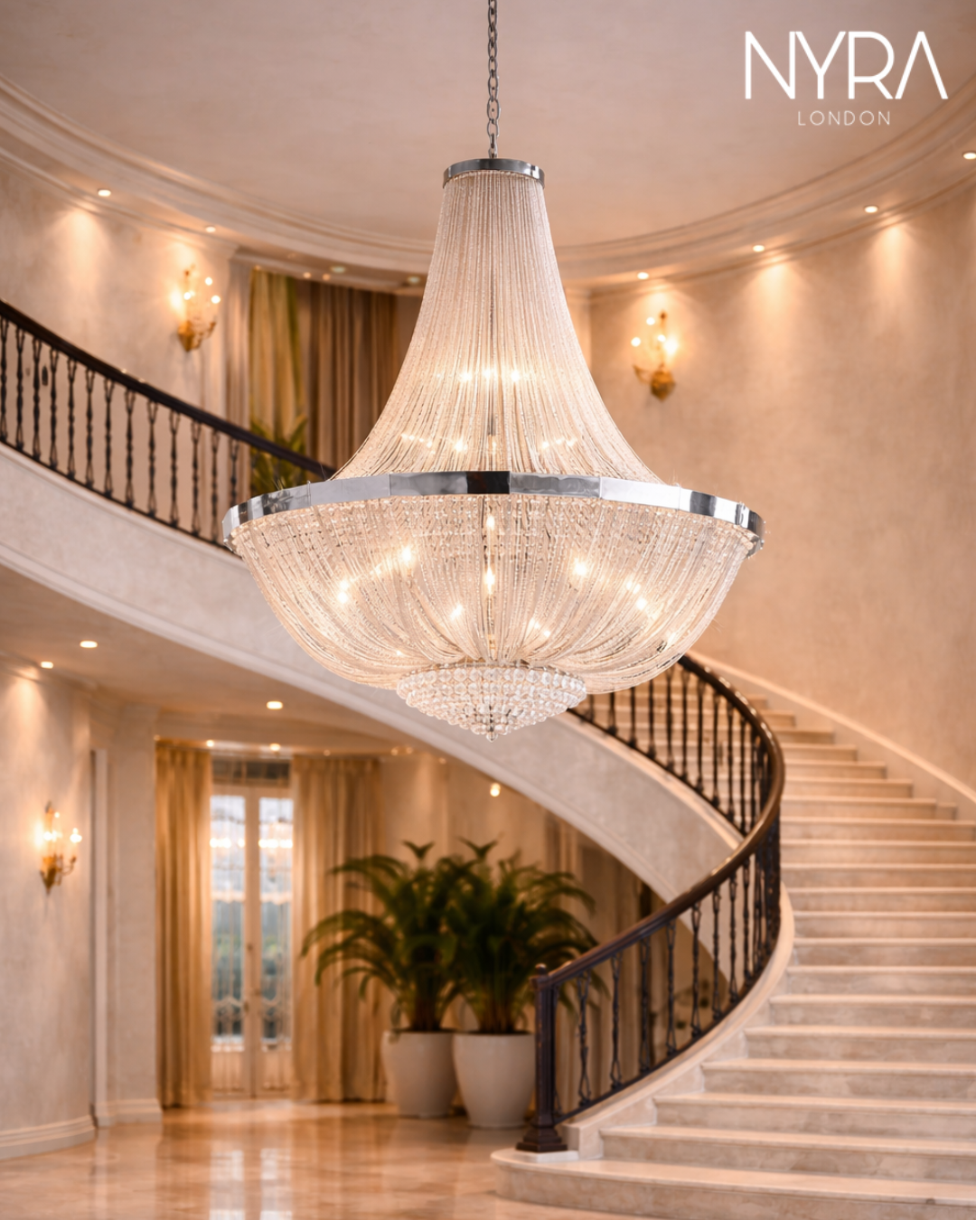 Alverton Tassel Staircase Chandelier