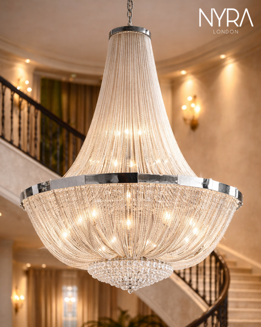 Alverton Tassel Staircase Chandelier