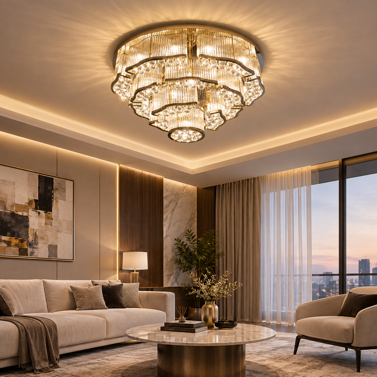 Arvyn Crystal Chandelier