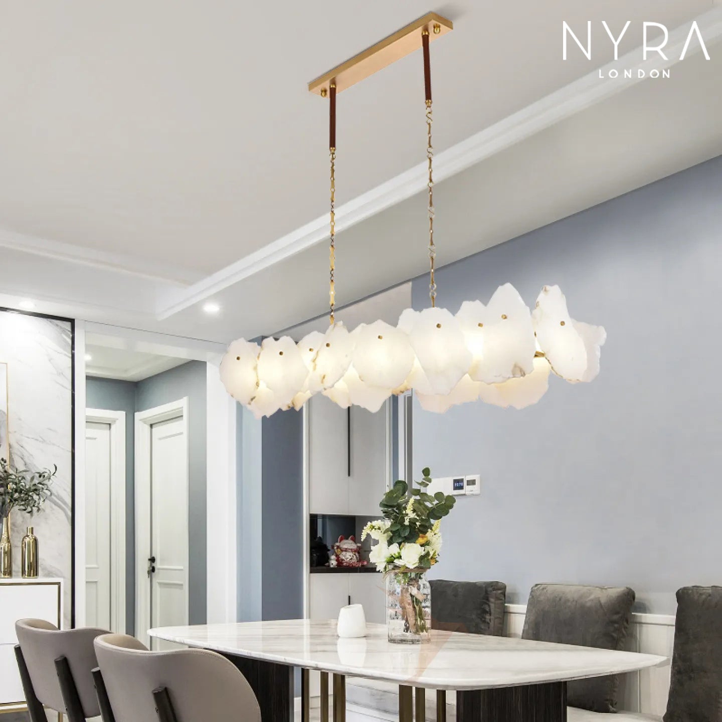 Arabella Marble Ceiling Chandelier