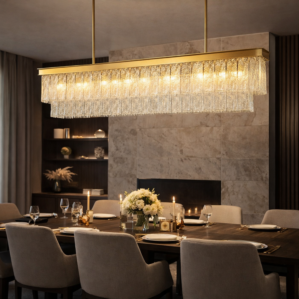 Belmont Glass Chandelier collection