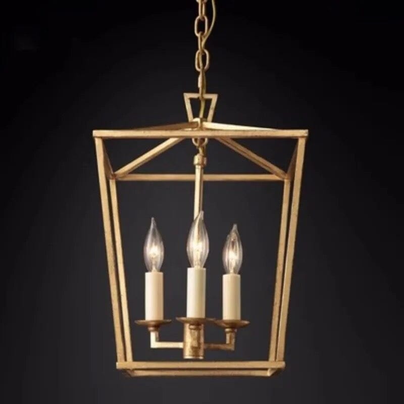 NYRA Retro Candle Cage Pendant