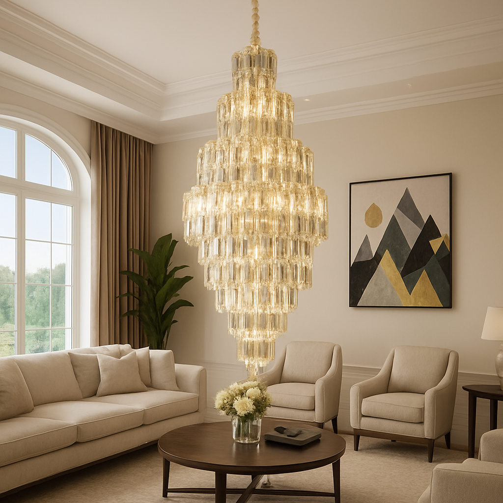 Shyra Staircase Crystal Chandelier