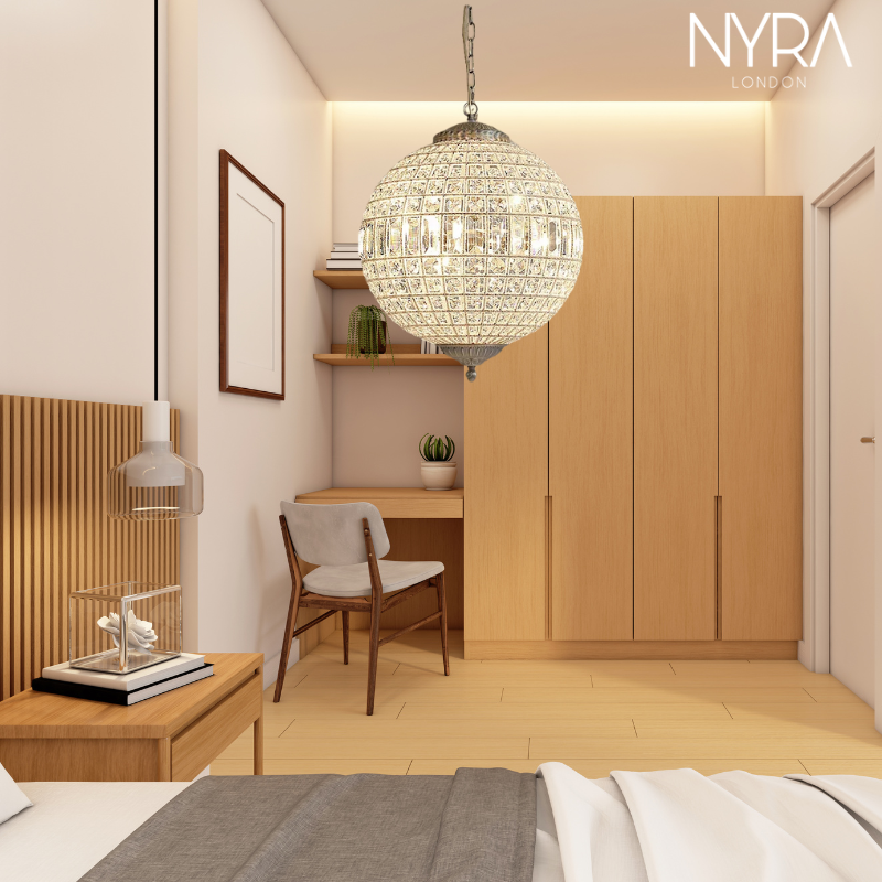 Clarion Crystal Orb Chandelier-NYRA