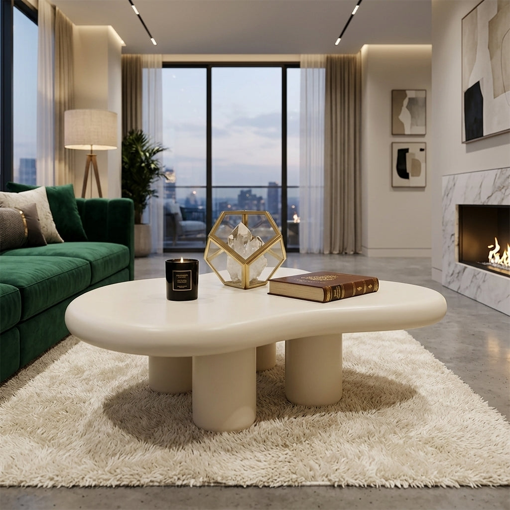 Rozavel Clouds Shape Coffee Table