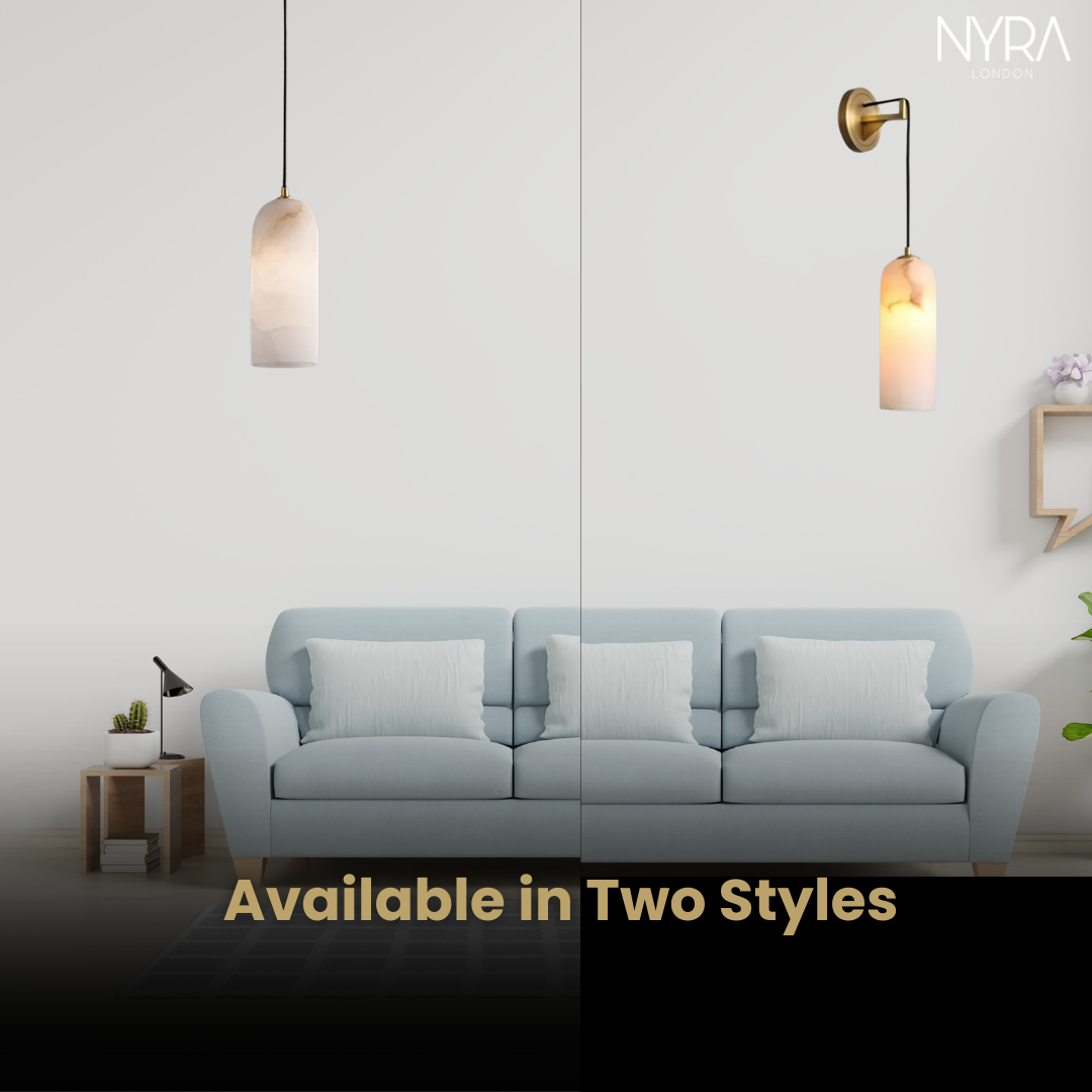 Ethereal Glow Marble Pendant