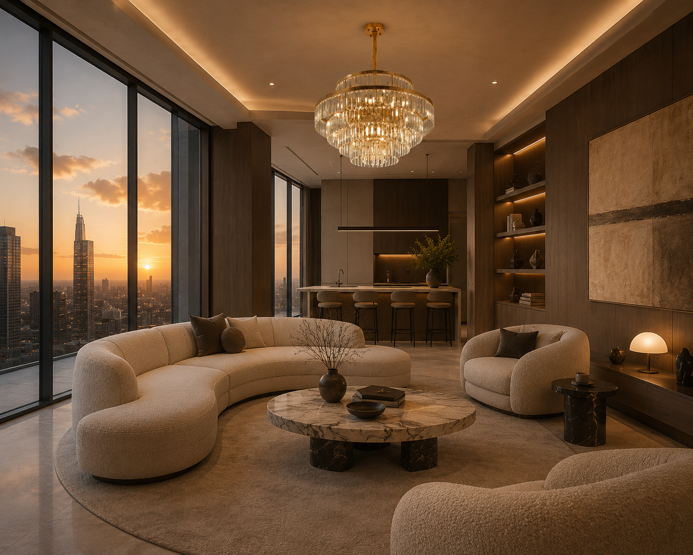 The Crystal Arden Chandelier