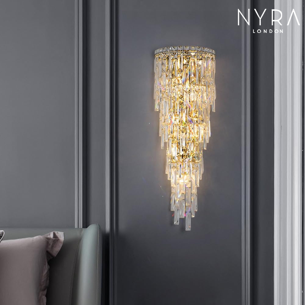 Crystal Rainfall Wall Lamp
