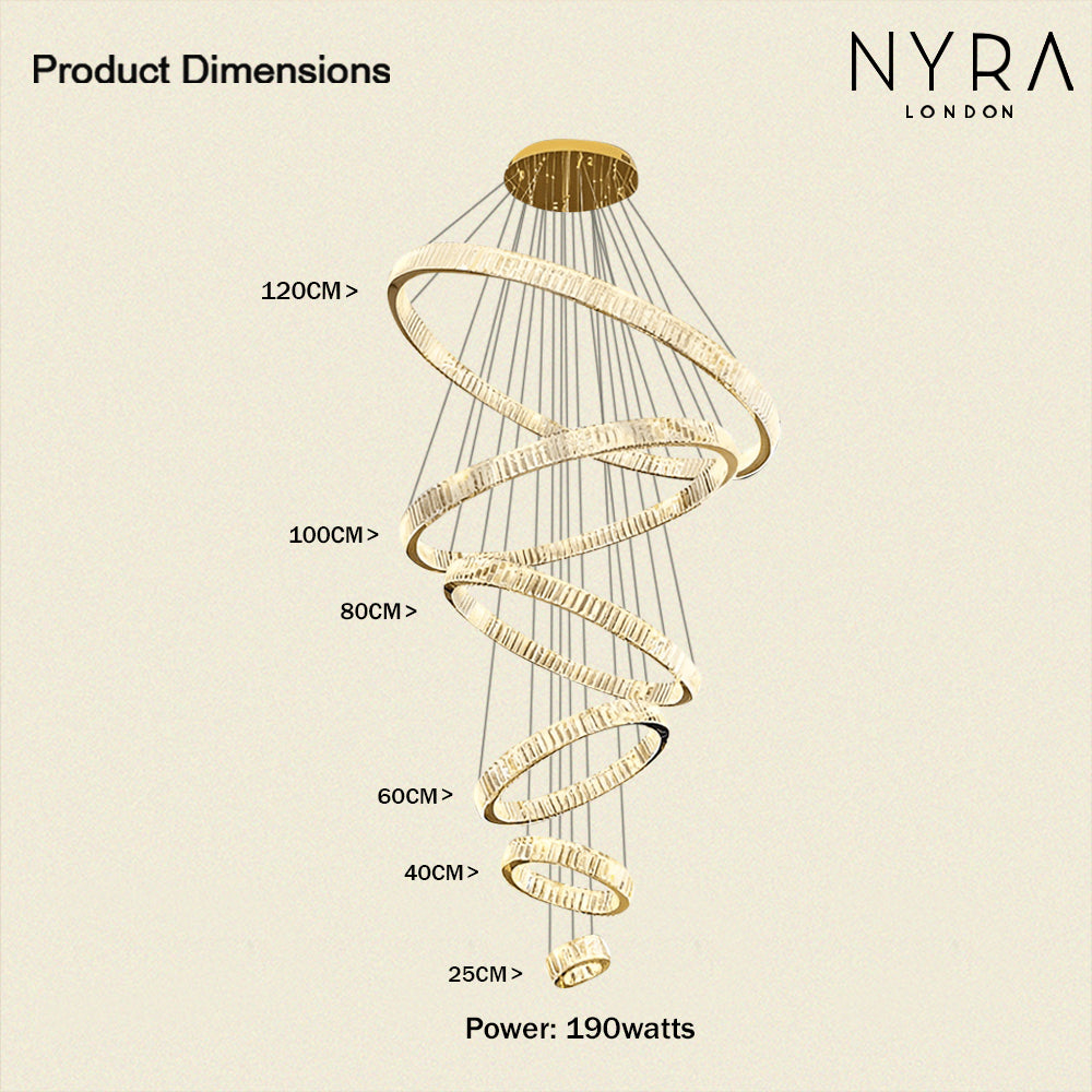 Royal Benedict Crystal Ring Chandelier