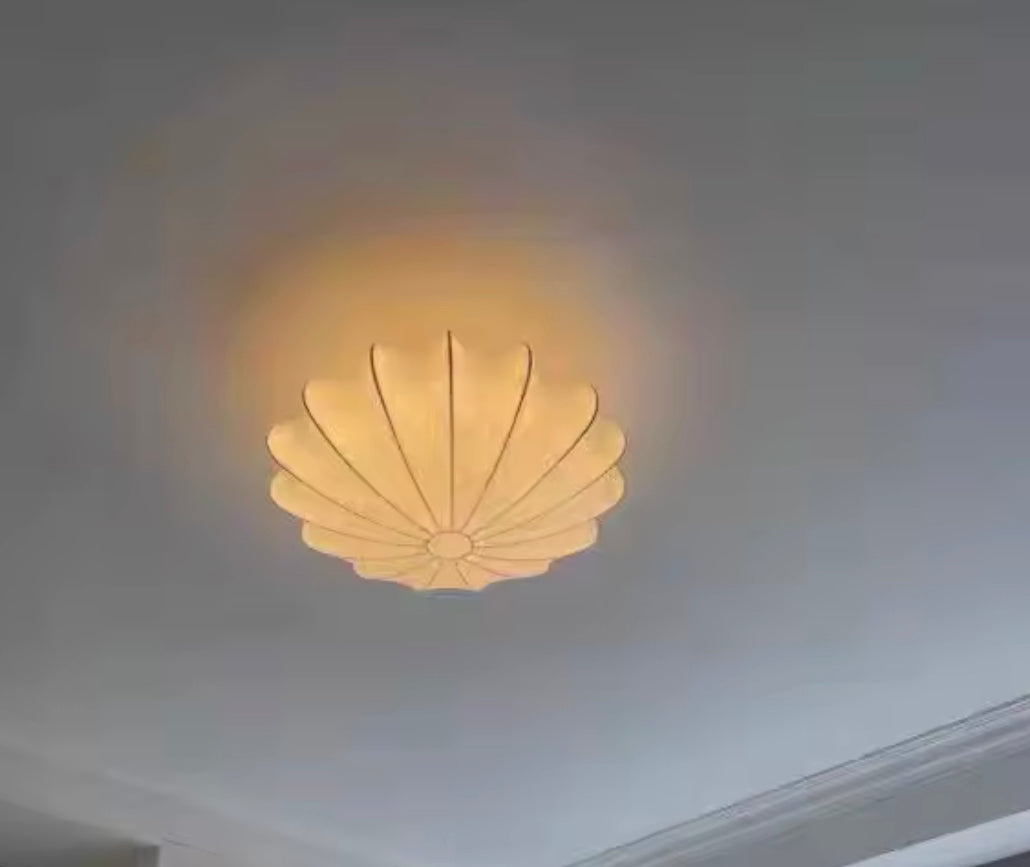 Zen Glow Silk Ceiling Light