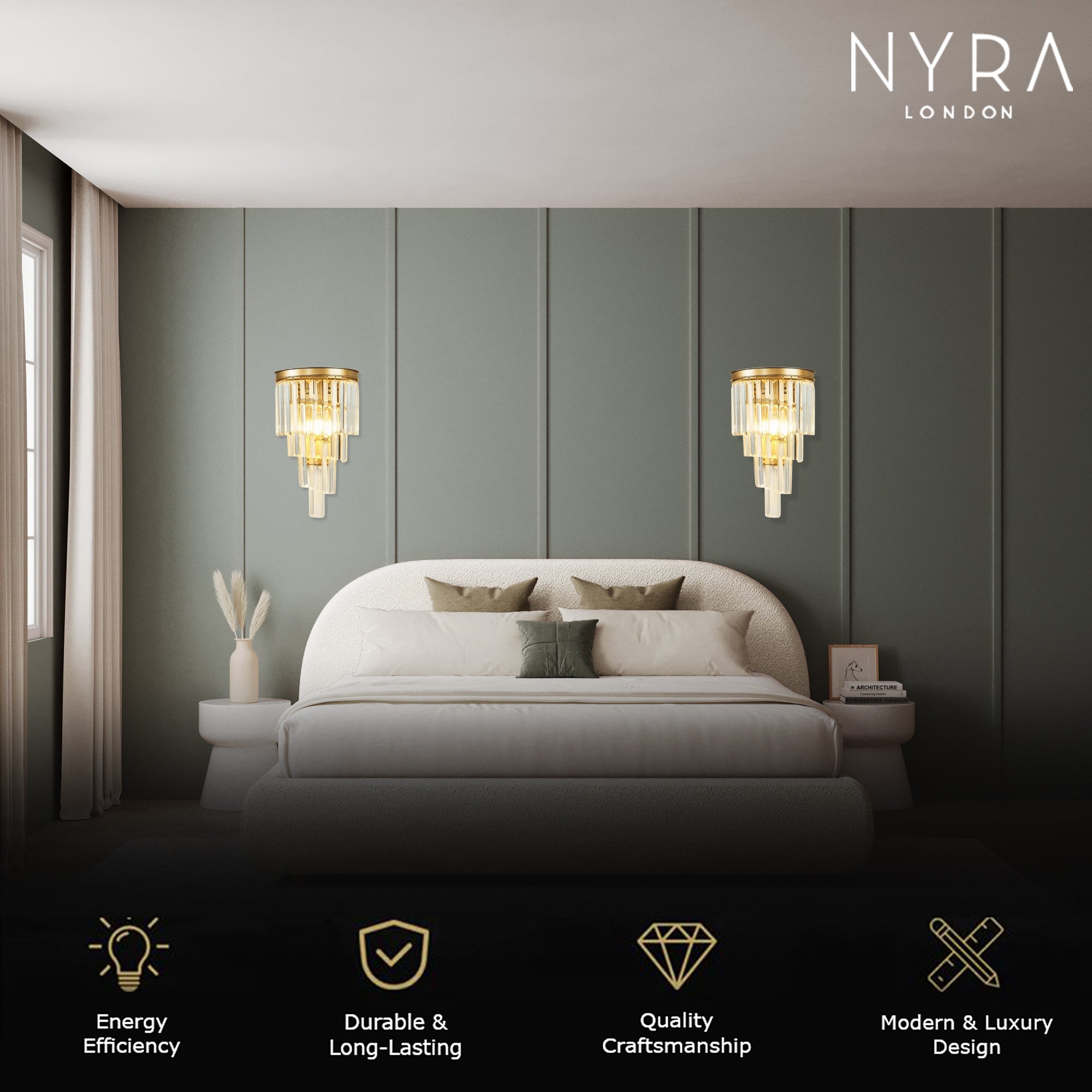 Deluxe Sofia Wall Lamp